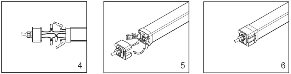 SYLVANIA LEDVANCE 4067861 Extruded Vapor Tight - INSTALLATION 5