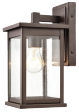 MILLENNIUM LIGHTING 4101-PBK Bowton 1 Light Outdoor Wall Mount 2