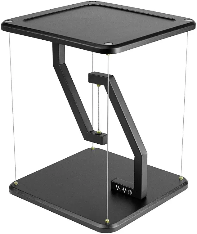 V I V O STAND-TEN01B Black Floating Speaker Stand