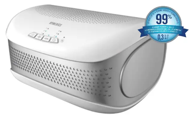 HoMEDICS AP DT10WT Totalclean Desktop Air Purifier