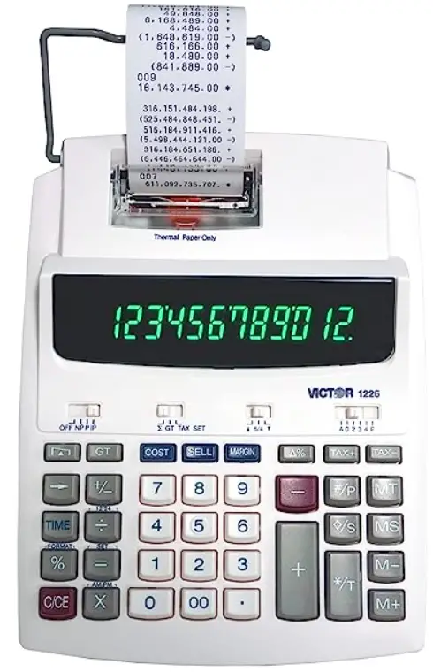 VICTOR 1226 Thermal Printing Calculator
