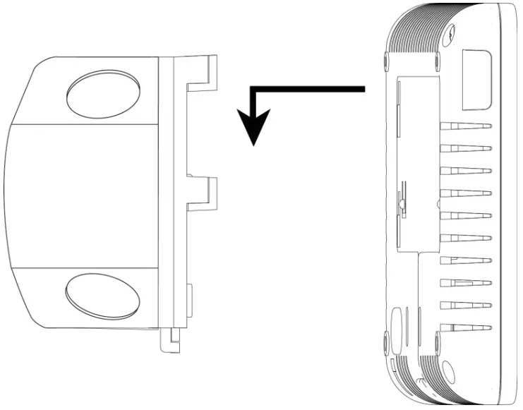 TECH CONTROLLERS EU M 9r Wired Control Panel - electrical box