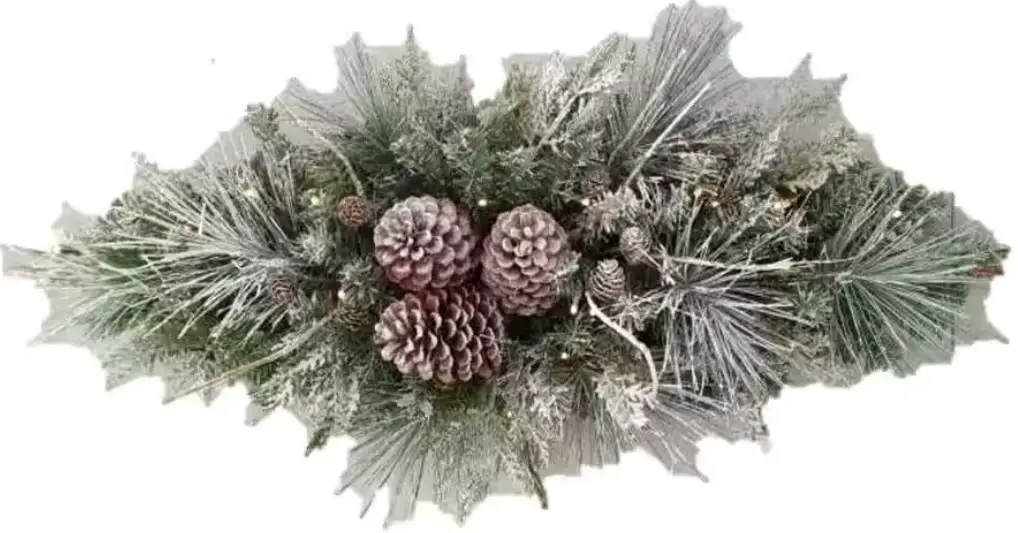 HAUTE DECOR DCSW3602 Snowfall Creek Pre-Lit Mailbox