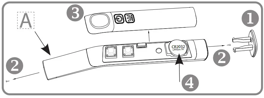 Handle Battery Cell Replacement