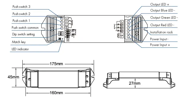 SKYDANCE-V3-LWZ-Zigbee-and-RF-3-In-1-LED-Controller-fig-1