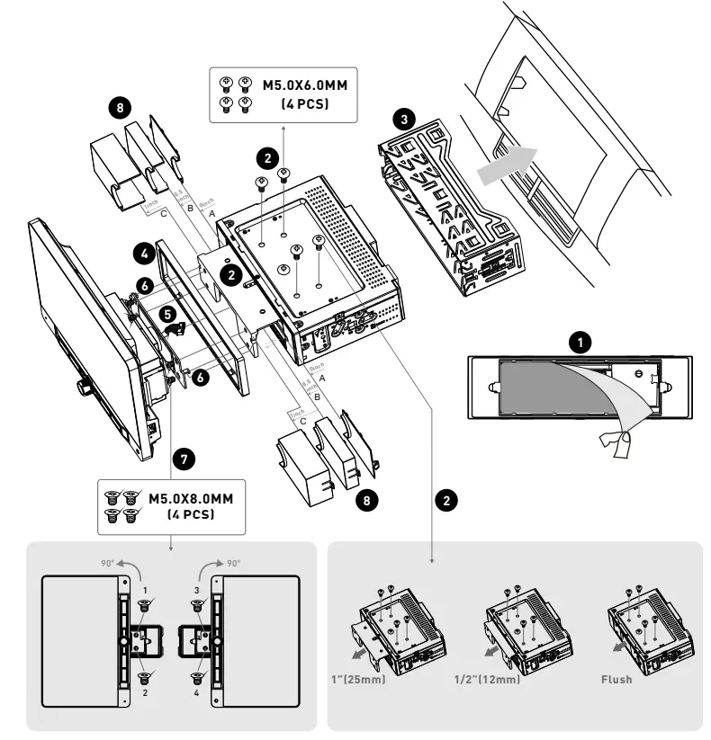 JENSEN CAR910X Media Receiver with Android Auto and CarPlay Featuring 9 Inch Digital TFT Display - Fig 2