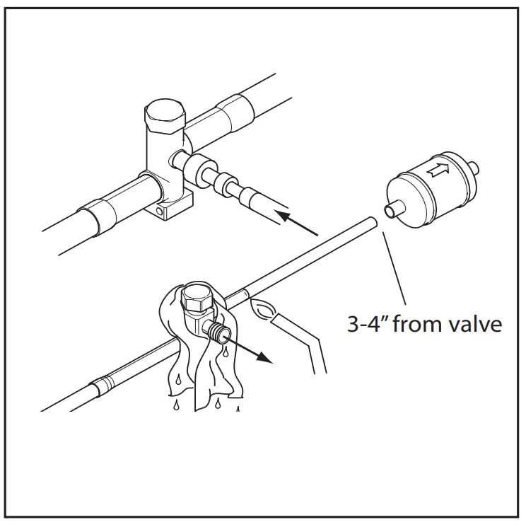 Refrigerant Line Brazing