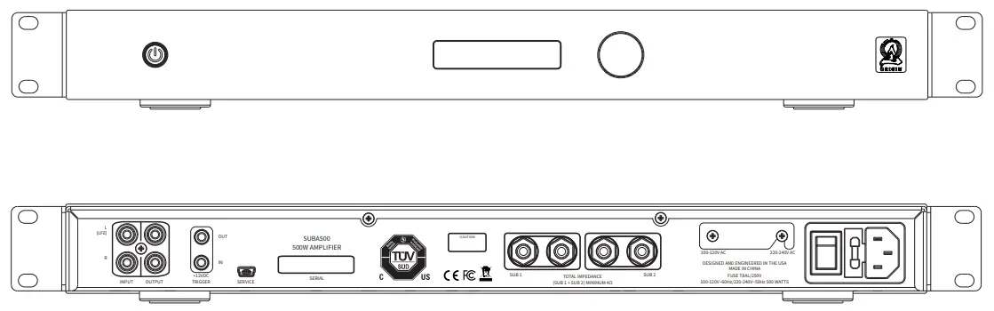 SUBA-500 Subwoofer Amplifier