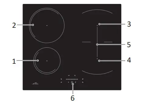 eta 579290000 Induction Hob - Ete