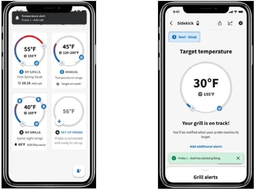 add temperature alert