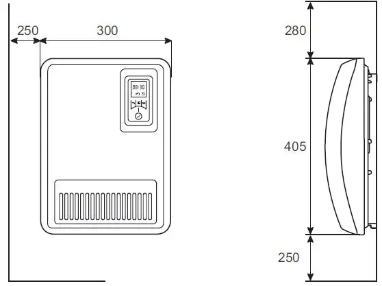 Dimplex-H-260E-Eco-Electronic-Bathroom-Quick-Heater-fig-1