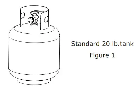 COSTWAY NP10632WL-BN 40 Inch Stone Metal Round Propane Gas Fire Pit Table User Manual - Figure 1