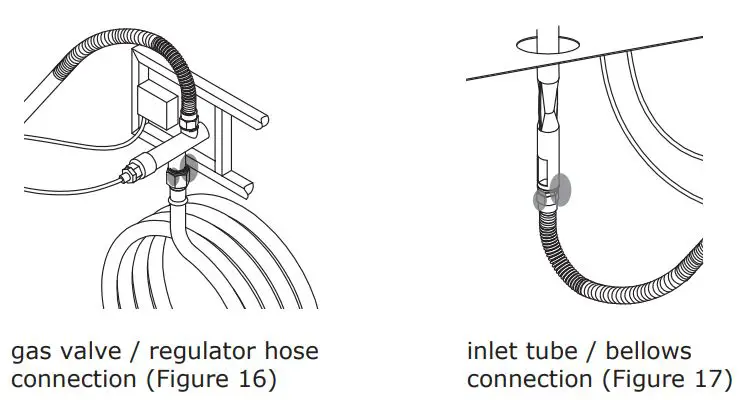 COSTWAY NP10632WL-BN 40 Inch Stone Metal Round Propane Gas Fire Pit Table User Manual - Figure 16,17