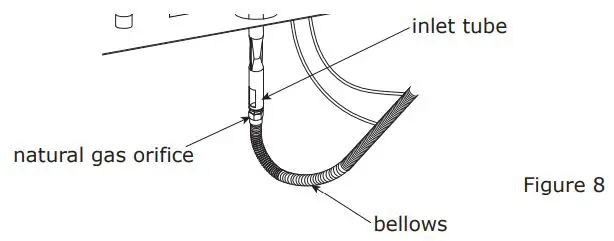 COSTWAY NP10632WL-BN 40 Inch Stone Metal Round Propane Gas Fire Pit Table User Manual - Figure 8