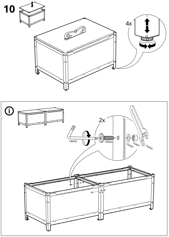 IKEA GRILLSKÄR Storage Box - Assembly 4