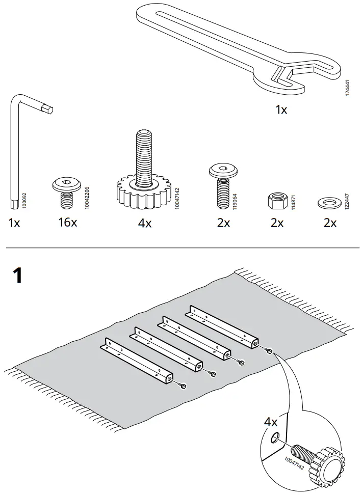 IKEA GRILLSKÄR Storage Box - Tools