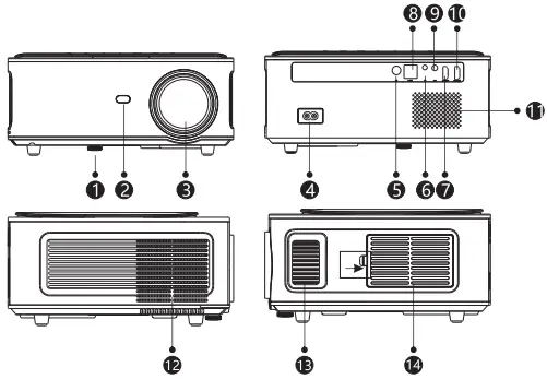 DBPOWER-RD-828-1080P-Projector-fig-1