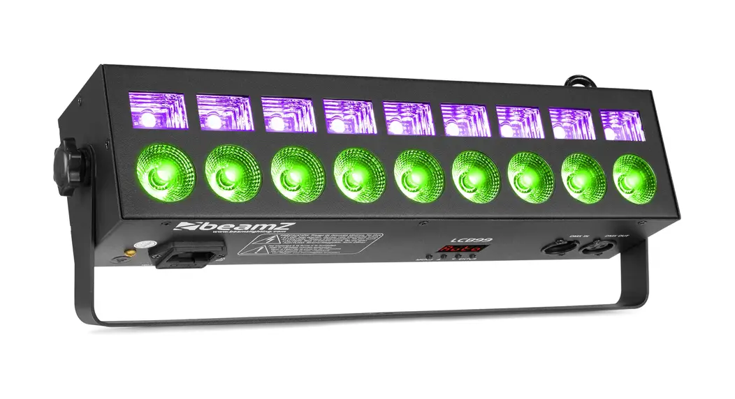 Beamz Lcb99 Led Bar 2 In 1 Effect Rgbw And Uv Light User Manual
