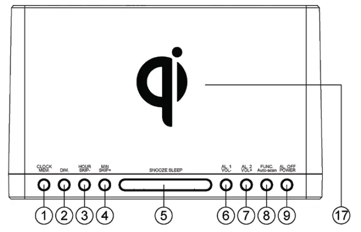 Naxa NRC-191 QI Wireless Dual Alarm Clock-fig- (5)