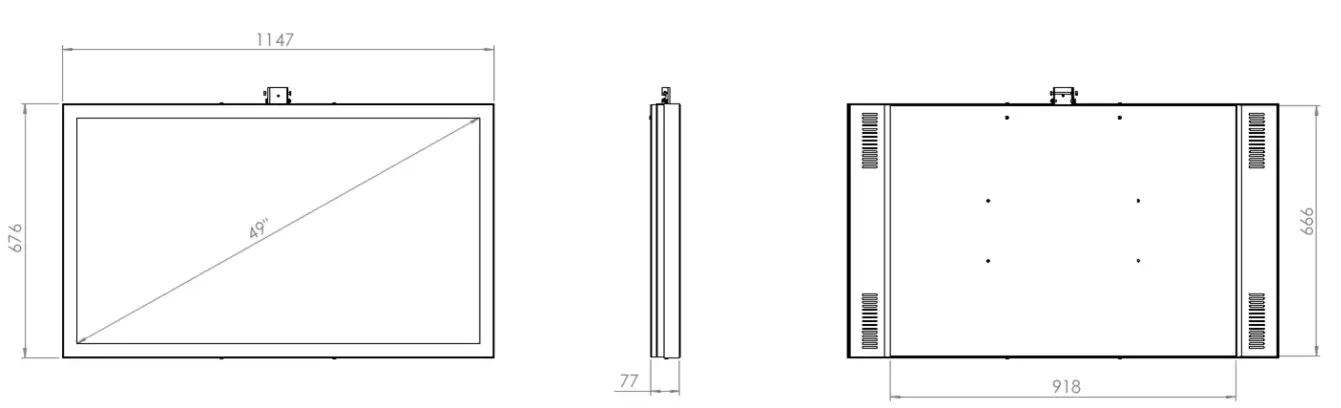 HI-ND-CC4900-0101-01-Ceiling-Casing-49-Inch-Landscape-fig 1