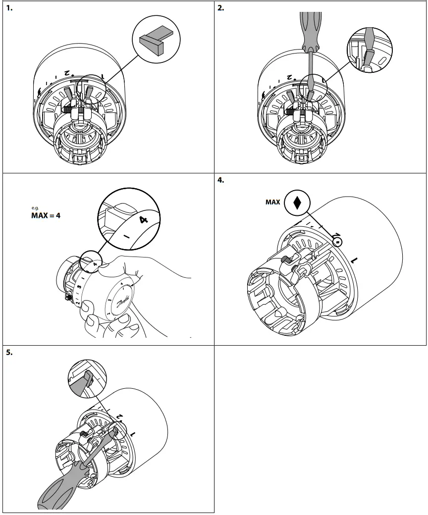Danfoss Aero RA VL Thermostatic Sensors - fig 2