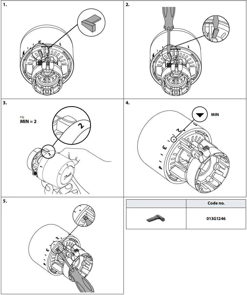 Danfoss Aero RA VL Thermostatic Sensors - fig 3