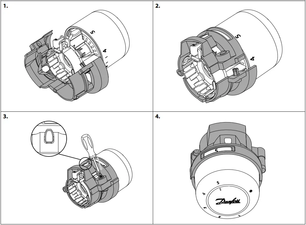 Danfoss Aero RA VL Thermostatic Sensors - fig 6