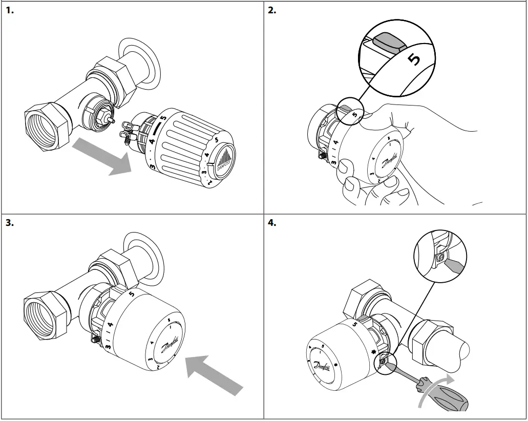 Danfoss Aero RA VL Thermostatic Sensors - fig