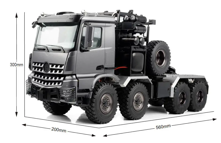 RC4WD VV-JD00063 1-14 8x8 Tonnage Heavy Tow RTR Truck-fig-1
