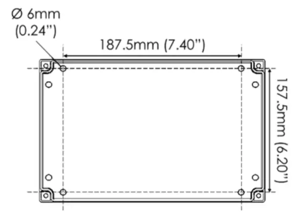 TFT CAGS MERLIN GDPX Addressable Safe Area Gas Detecotrontroller - surface mounting