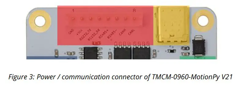 TRINAMIC TMCM-0960-MOtionPy V21 Board - Powe