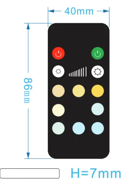 V-TAC VT-2427 LED Controller - REMOTE