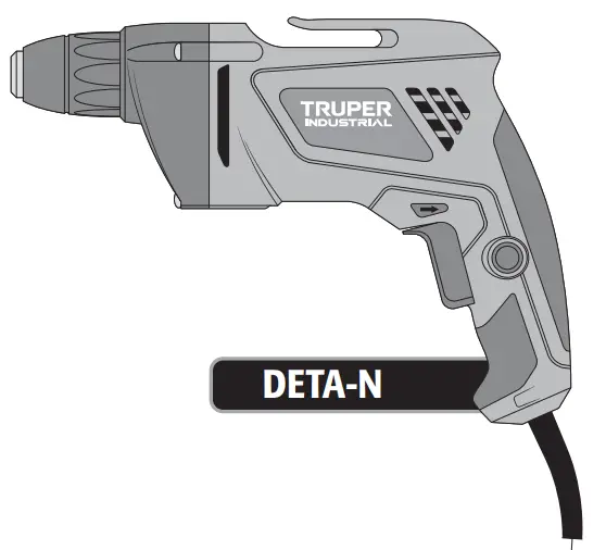 TRUPER DETA-N 0.7HP Power Drywall Screwdriver - Fig 1