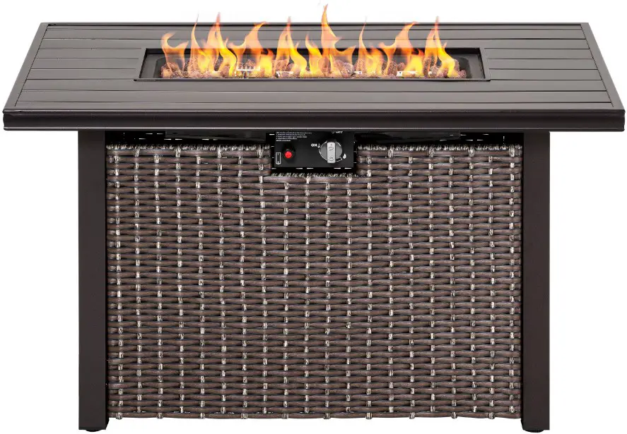 NUUGARDEN 4AF115C 3 Inch Gas Fire Pit