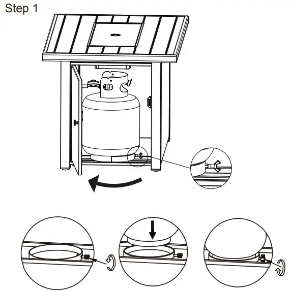 Installing LP Gas Tank