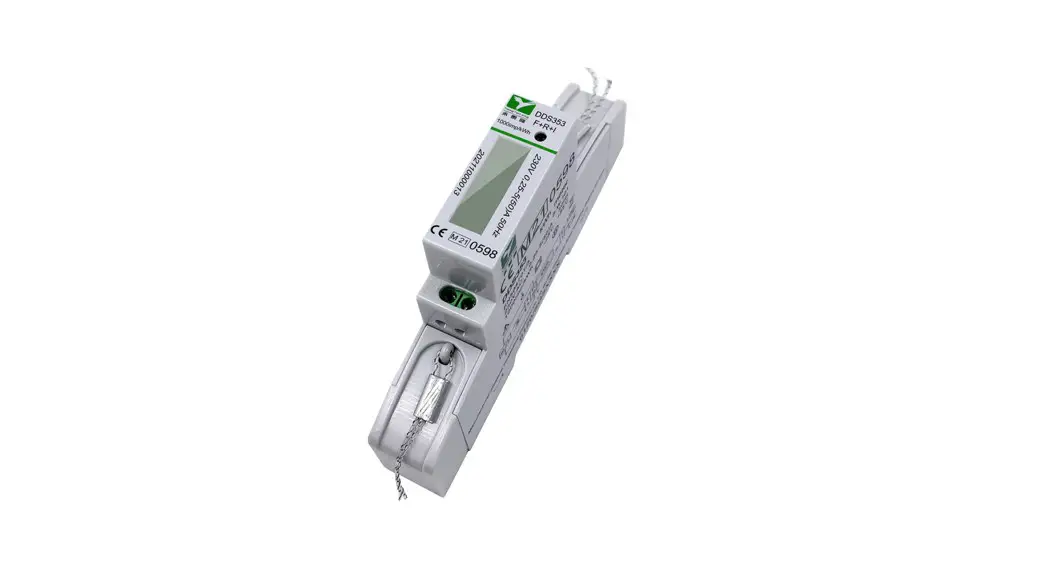 Elektramat Dds353 Static Single Phase One Module Din Rail Watt Hour Meter Instructions
