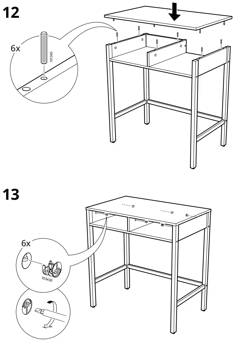 IKEA AA 2161838 2 NORDKISA Dressing Table - FIGURE 7