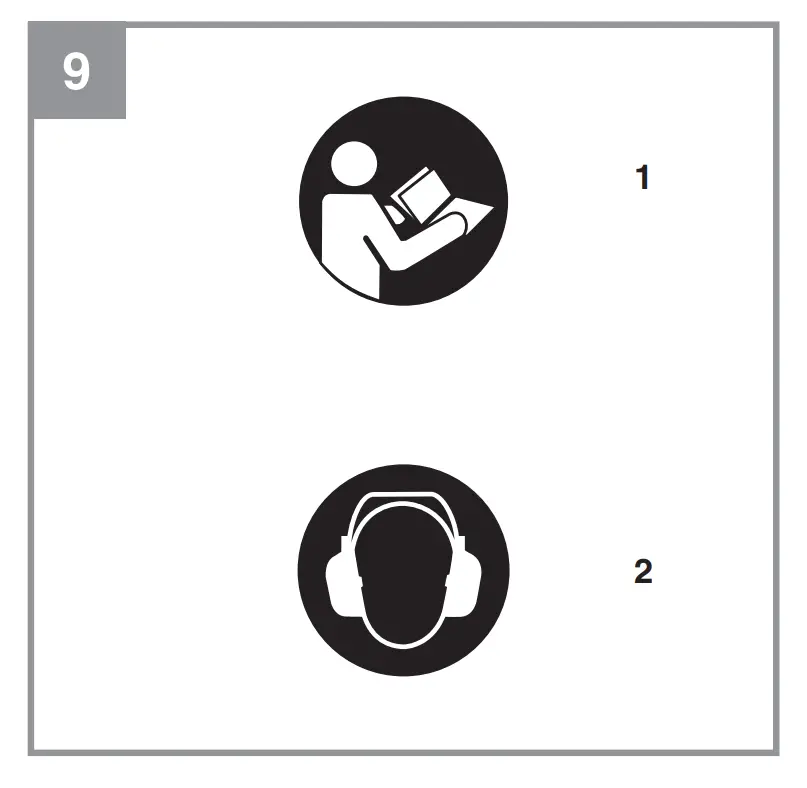 Explanation of the symbols used (see Fig. 9)