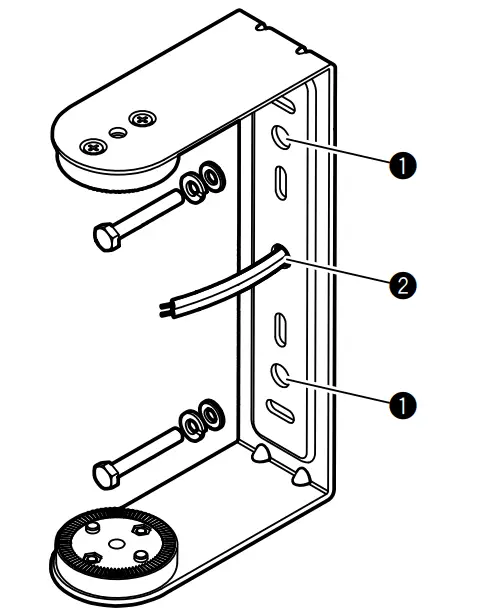 Attaching the U-Bracket to a Wall or Ceiling