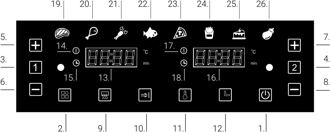 LAKELAND 27211 - CONTROL PANEL ICONS