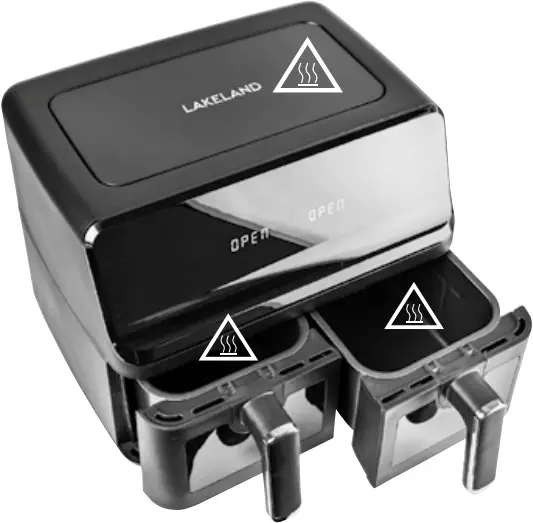 LAKELAND 27211 Dual Basket Air Fryer - 1