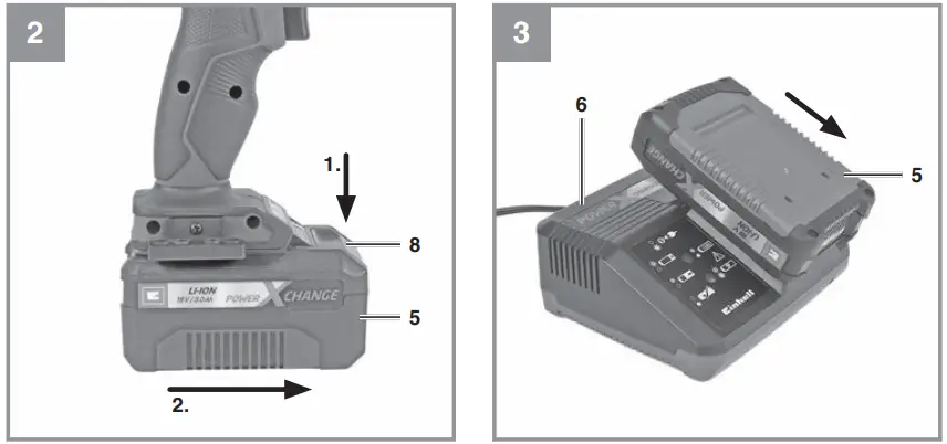 Einhell TC-CD 18-45 3X-Li Cordless Drill-Screwdriver - fig 2