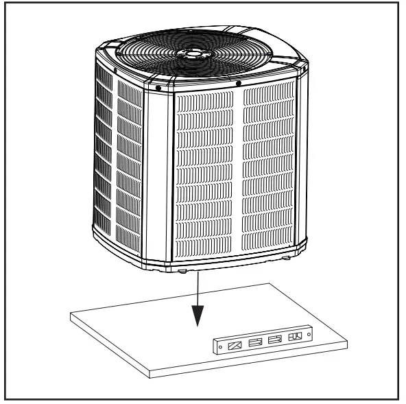 American Standard 4A6H6 Split System Heat Pumps - Pad Installation