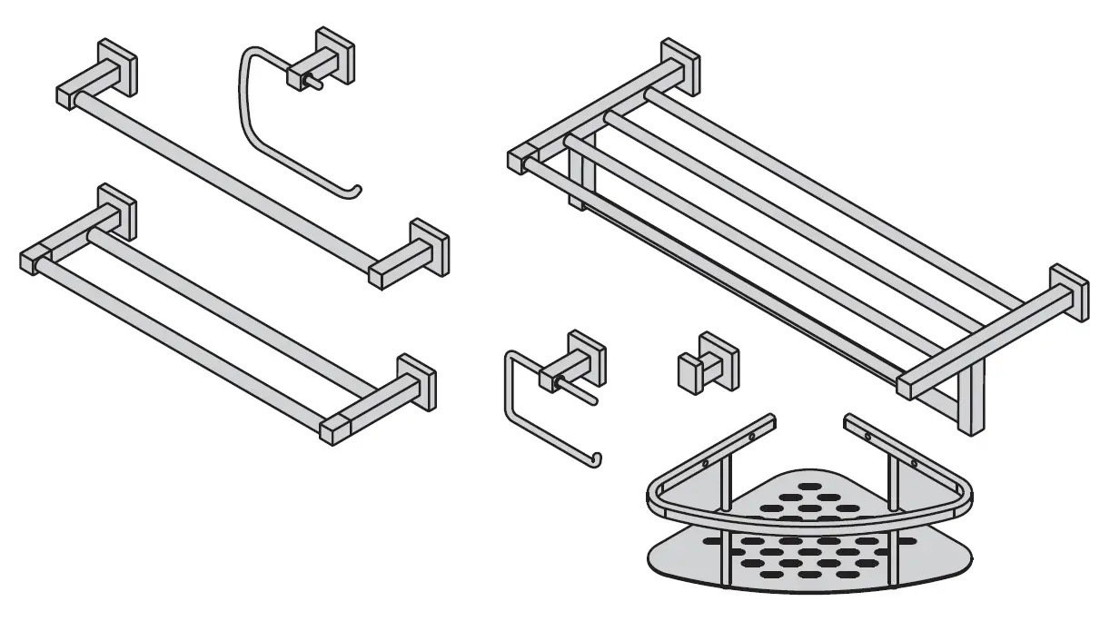 SYMMONS 363DTB-18 Duro 18 Inch Double Rail-PRODUCT