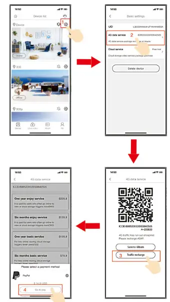 Camcamp SC12 4G LTE No WiFi Cellular Security Camera Outdoor Wireless - App