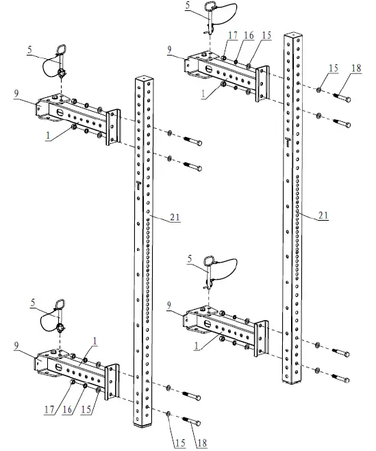 Titan-X-3-Folding-Rack-Power-3