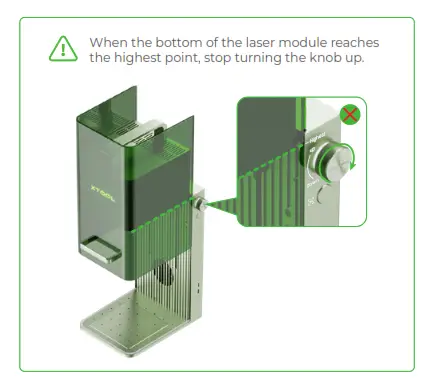 XTOOL F1 Portable IR and Diode Laser Engraver - bottom