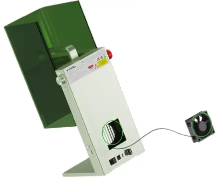 XTOOL F1 Portable IR and Diode Laser Engraver - machine