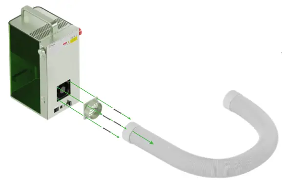 XTOOL F1 Portable IR and Diode Laser Engraver - smoke