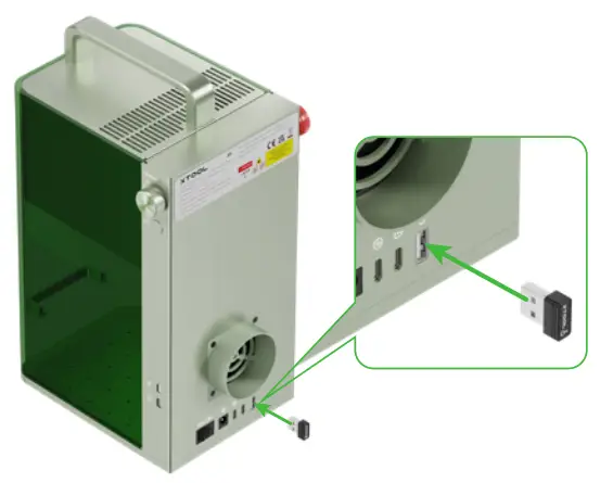 XTOOL F1 Portable IR and Diode Laser Engraver - unlock